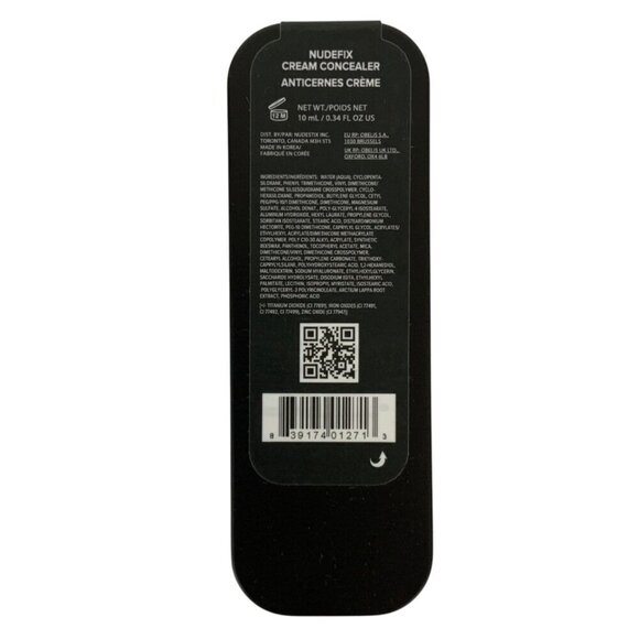 Nudestix Cream Concealer Anticernes Creme NUDE 1 10 ml / .34 fl oz - Picture 4 of 4